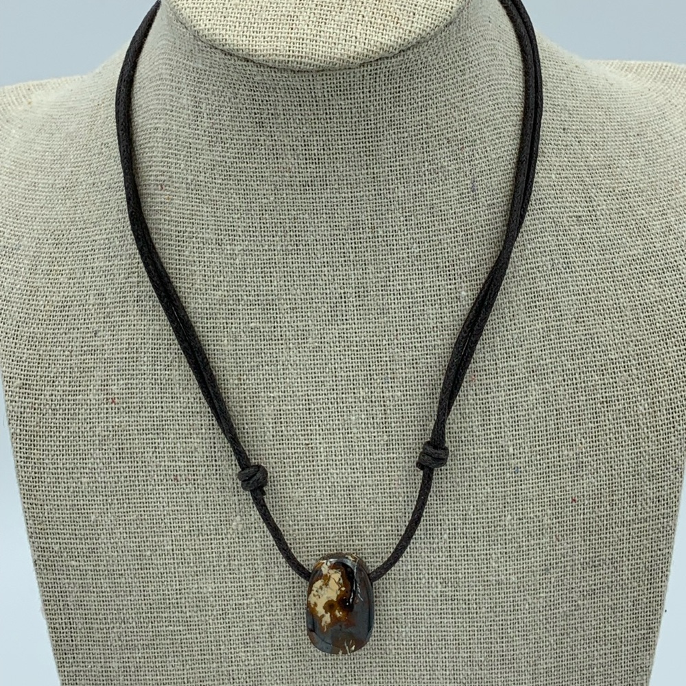 Adjustable Opal Necklace - image 2